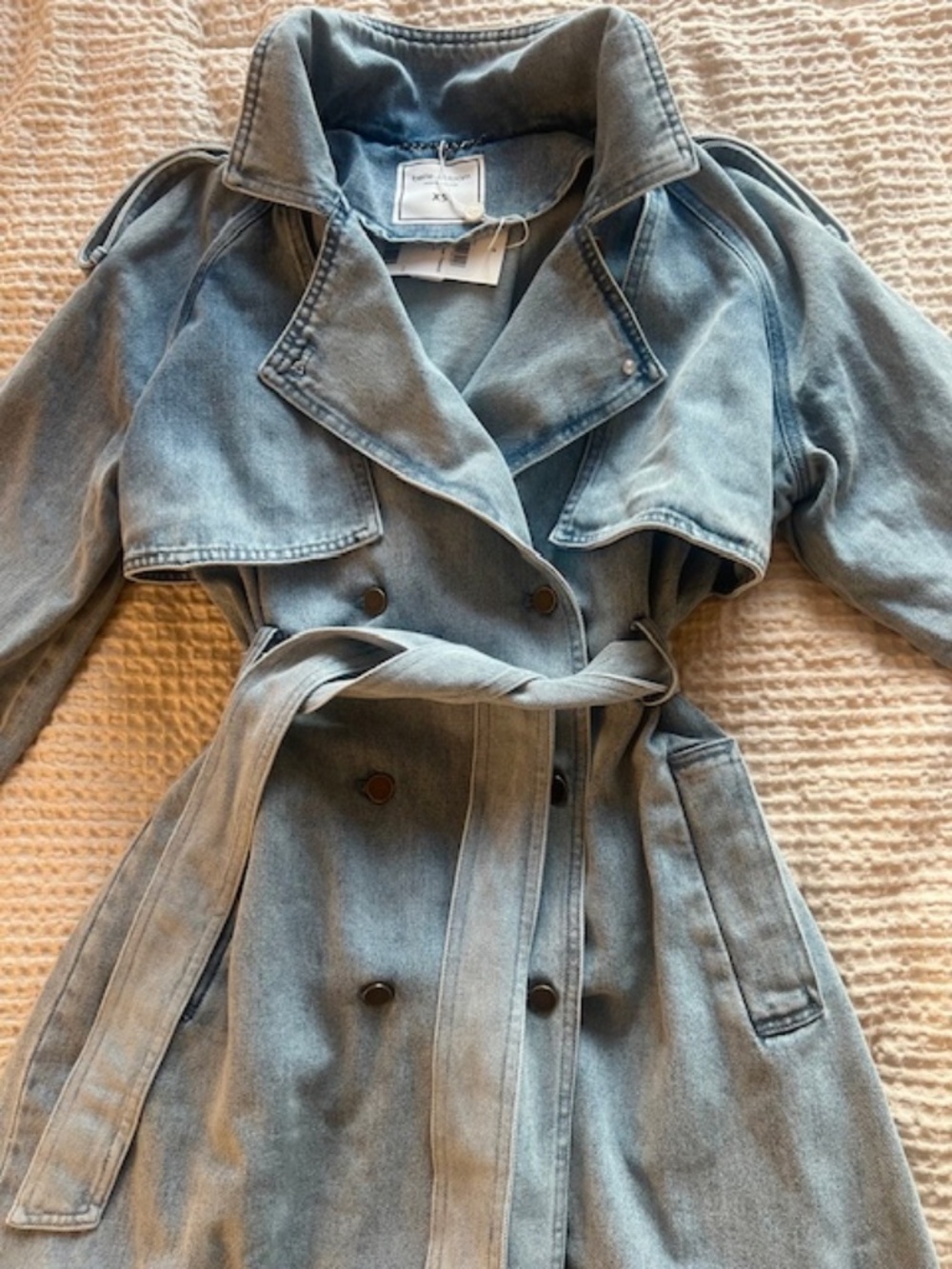 Belle & Bloom Wild Skies Denim Trench
